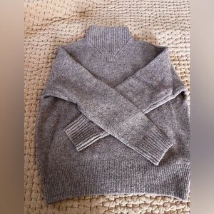 Madewell purple/pink mock neck sweater